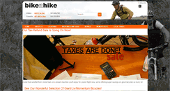 Desktop Screenshot of bikenhike.com